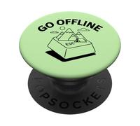 GO OFFLINE Campeggio Escursioni PopSockets PopGrip Adesivo