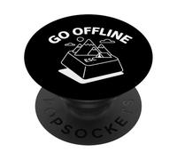 GO OFFLINE Campeggio Escursioni PopSockets PopGrip Adesivo