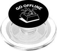GO OFFLINE Campeggio Escursioni PopSockets PopGrip per MagSafe