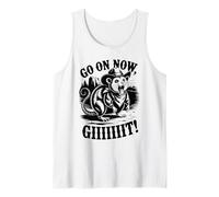 Go On Now Giiiit Lemure Cowboy Umorismo Western Vintage Canotta