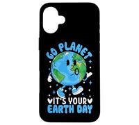 Go Planet È la tua Giornata della Terra Custodia per iPhone 16 Plus