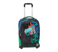 Go Pop - Zaino con Trolley maschile - 3 Grafiche Frontali Intercambiabili e Pop-Up, 2 Scomparti con cerniera, Spallacci Imbottiti, adatto alla scuola primaria, 34 l x 47 h x 23 p - 36 litri