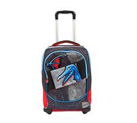 Go Pop - Zaino con Trolley maschile - 3 Grafiche Frontali Intercambiabili e Pop-Up, 2 Scomparti con cerniera, Spallacci Imbottiti, adatto alla scuola primaria, 34 l x 47 h x 23 p - 36 litri
