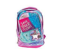 Go Pop - Zaino Estensibile - con 3 Grafiche Frontali Intercambiabili e Pop-Up, 3 Scomparti con cerniera, Schienale e Spallacci Imbottiti, adatto alla scuola primaria, 31 l x43 h x17,5 p cm