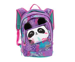 Go Pop - Zaino Estensibile - con 3 Grafiche Frontali Intercambiabili e Pop-Up, 3 Scomparti con cerniera, Schienale e Spallacci Imbottiti, adatto alla scuola primaria, 31 l x43 h x17,5 p cm