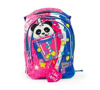 GO POP Zaino Estensibile Round Per Bambine, 3 Scomparti E Tasche Interne, Schienale E Spallacci Imbottiti, Con Fascia Personalizzata E Pop Up, Per Scuole Elementari e Medie