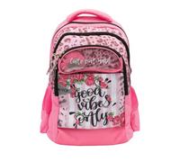 GO POP-Zaino Scuola Bambina Con Astuccio Rotolo E Fascia intecambiabile