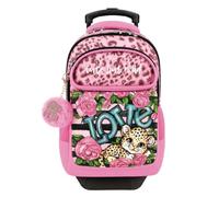 GO POP-Zaino Trolley Sganciabile Bambina Con Astuccio Rotolo e Pop Up