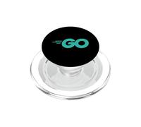 Go Programming Language with Go logo Golang sviluppatori PopSockets PopGrip per MagSafe