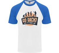 Go Schiena Divertente Climate Change Ambiente DA UOMO S/S Baseball T-Shirt