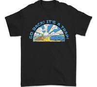 Go Schiena sia Un Trap Divertente Evolution Dinosauri T-Shirt 100% Cotone