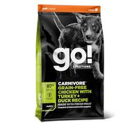 Go! Solutions Carnivore - Ricetta senza cereali per cuccioli di pollo con tacchino e anatra, sacchetto da 1,6 kg