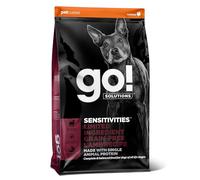 Go! Solutions Sensitivities - Ricetta senza cereali con pochi ingredienti, agnello per cani, sacchetto da 1,6 kg