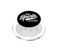 Go Sports Do The Thing Win The Points divertente testo bianco PopSockets PopGrip per MagSafe