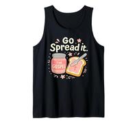 Go Spread It Divertente Vangelo Giochi di Parole Fede Cristiana Arte Religiosa Canotta