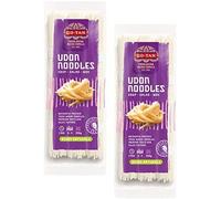 Go-Tan Established Udon Noodles Tagliatelle di Grano Autentici Spaghetti di Grano Spesso Gusto e Consistenza Premium - 2 x 250 Gram
