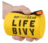 Go Time Gear Life Bivy - Tenda di sopravvivenza per 2 persone, tenda di emergenza, telo di sopravvivenza, giallo, 1 confezione