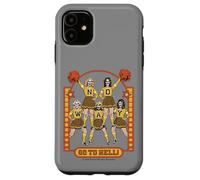 Go to Hell! Skull Cheerleader Retro Funny Adult Humor Custodia per iPhone 11