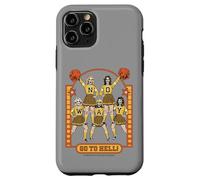 Go to Hell! Skull Cheerleader Retro Funny Adult Humor Custodia per iPhone 11 Pro