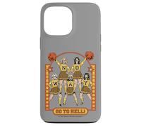 Go to Hell! Skull Cheerleader Retro Funny Adult Humor Custodia per iPhone 13 Pro Max