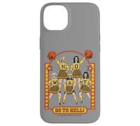 Go to Hell! Skull Cheerleader Retro Funny Adult Humor Custodia per iPhone 14 Plus