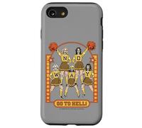 Go to Hell! Skull Cheerleader Retro Funny Adult Humor Custodia per iPhone SE (2020) / 7 / 8