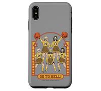 Go to Hell! Skull Cheerleader Retro Funny Adult Humor Custodia per iPhone XS Max