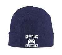 Go Topless Get Dirty Uomo Donna Watch cap Sportivo Berretto Beanie in Maglia Comodo Berretto Invernale per Corsa Calcio Sci