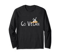Go Vegan Coniglio con verdure I Vegani Design Regalo Fun Maglia a Manica