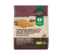 Go Vegan! - Vegan Biscotti alle Nocciole con Farina di Avena e Orzo, 250 grammi