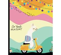 Go Your Own Way: Composition Style Wide Ruled Notebook/Journal