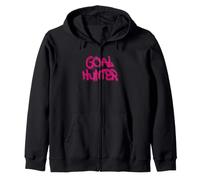 Goal Hunter Graffiti Tipografia Design Felpa con Cappuccio