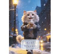 Goal Planner: 100 Pages of Goal Setting, Action Steps & Notes | Cozy Winter Cat Aesthetic Productivity Journal for Cat Lovers