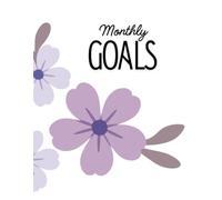 Goal Setter, Undated Weekly and Monthly Planner, Large Note area, Paperback with Goal & Habit Tracker Organizer, Blank 12 Month Planner for Work School Home 8.5"x11" Purple