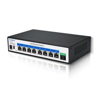 Goalake Switch Desktop Multi-Gigabit 8 Porte 2,5G non gestito, 8 Porte Base-T 2,5 G, 1 SFP 10 G, controllo flusso 802.3X, switch di rete 2,5 Gbe ideale per piccoli uffici