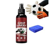 Goalkeeper Grip Spray - fast drying anti slip hold solution 120 ml, sport towel kit included | reliable palm adhesion Sweat riduzione stability improvement for football basketball yoga climbing traini