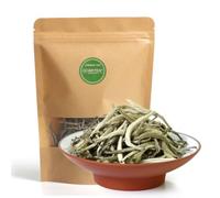 GOARTEA Silver Needle Té Bianco 150g 5.29oz Premium White Tea Baihao Yinzhen Chinese Silver Tips Loose Leaf - Low Caffeine