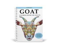 Goat Coloring Book for Adults: Includes 38 Dazzling Goat Designs to Color