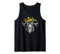Goat Crown King Greatest of Funny Goat Crowned Canotta