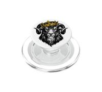 Goat Crown King Greatest Of Funny Goat Crowned PopSockets PopGrip per MagSafe