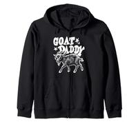 Goat Daddy Funny Farm Animal Dad Humor Felpa con Cappuccio