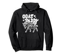 Goat Daddy Funny Farm Animal Dad Humor Felpa con Cappuccio