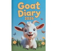 Goat Diary 2026: A5 Week-to-View Dated & Organizer from January 2026 to December 2026. UK Edition