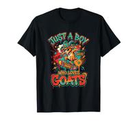 Goat Farm Solo Un Ragazzo Che AMA Le capre Maglietta