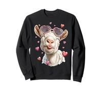 Goat Farmer Farm Rancher - Occhiali da Sole a Forma di Cuore per San Valentino Felpa
