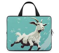 Goat Frolic - Custodia protettiva per computer portatile da 12 pollici, per viaggi d'affari o tablet