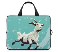 Goat Frolic - Custodia protettiva per computer portatile da 13 pollici, per viaggi d'affari o tablet
