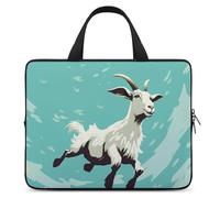 Goat Frolic - Custodia protettiva per computer portatile da 15 pollici, per viaggi d'affari o tablet