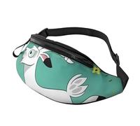 Goat Frolic Marsupio per uomo e donna, impermeabile, sportivo, alla moda, con cinghia regolabile, grande borsa a tracolla per viaggi ed escursionismo