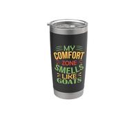 Goat Funny My Comfort Zone odora di capra Bicchiere termico in acciaio inox doppia parete